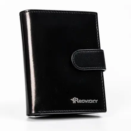 Herren-Lederbrieftasche schwarz RV-8191L-AAX