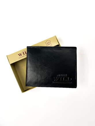 Schwarze Herrenbrieftasche N7-P-SCR/7865