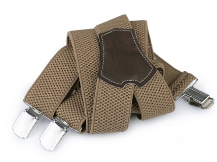 Herren Hosenträger Länge 120 cm Breite 3,5 cm Muster 650265 beige