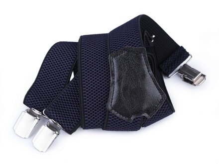 Herren Hosenträger Länge 120 cm Breite 3,5 cm Muster 650265 berlin blau