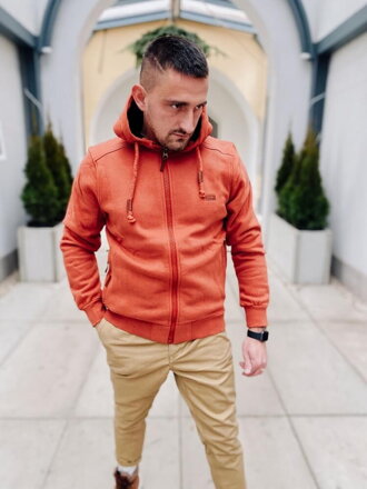 Zip-Hoodie in Orange