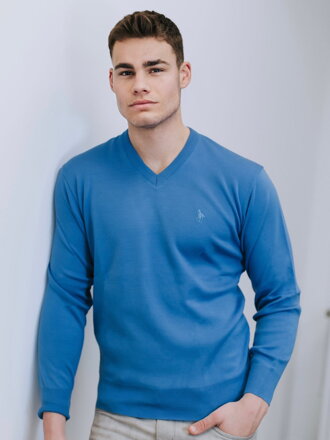 Herren Pullover N12 blau