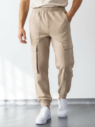 Pánske béžové nohavice VSB CARGO MAN