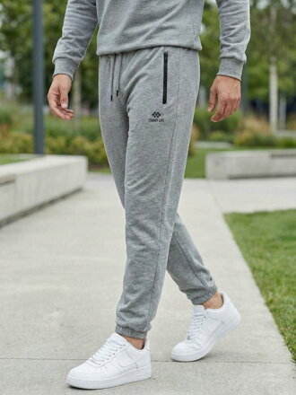 Pánske štýlové sivé tepláky 