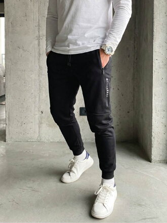 Stilvolle Herren-Jogginghose in Schwarz