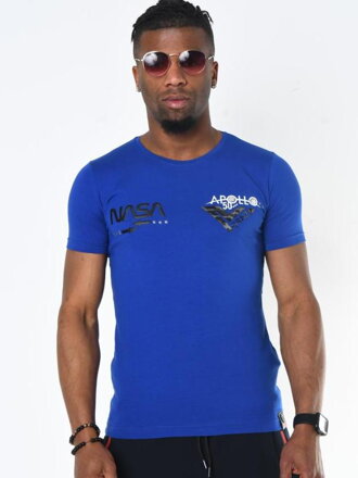 Herren T-Shirt NASA blau