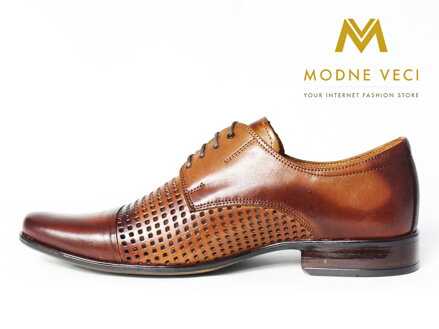 Elegante Schuhe - Leder Modell 218 - Braun