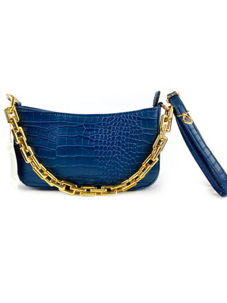 Damen Handtasche mit Kette königsblau