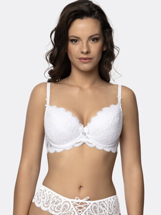 Push-up podprsenka TERMENA v bielej farbe 