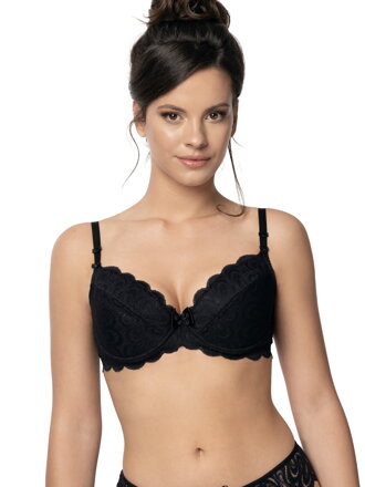 Čierna push-up podprsenka TERMENA 