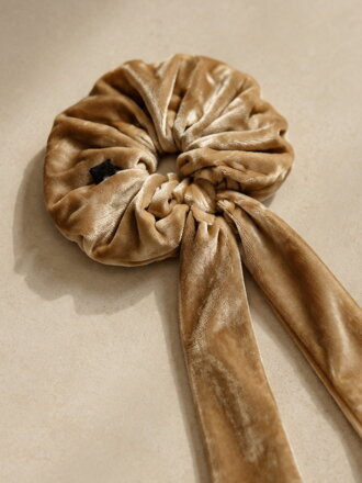 VSB Scrunchie farbiges Haargummi in brauner Farbe