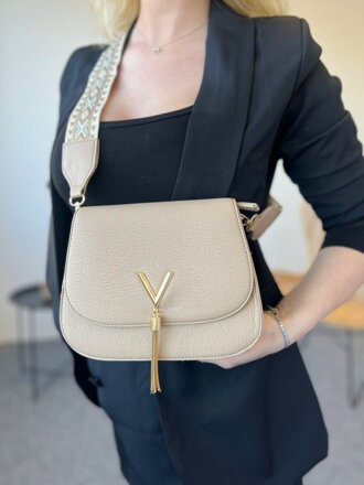 Leder-Crossbody-Tasche braun
