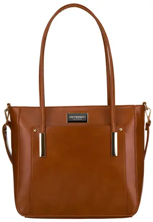 Damenhandtasche aus braunem Leder