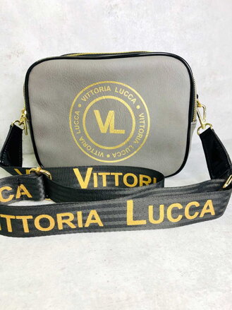 Damen Crossbody Handtasche VITTORIA LUCCA grau hell