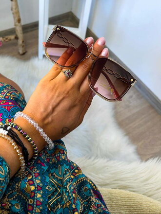 Damen Sonnenbrille in Violett 