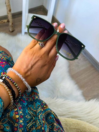 Stilvolle Damen Sonnenbrille grün