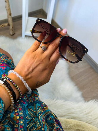 Damen Sonnenbrille mit UV  Leopard