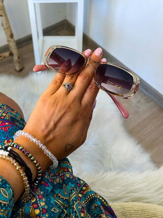 Damen Sonnenbrille mit rosa Rahmen