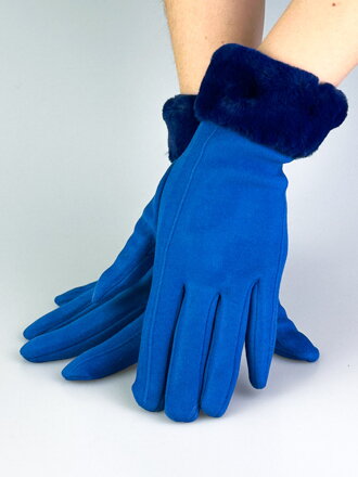 Dámské královsky modré rukavice