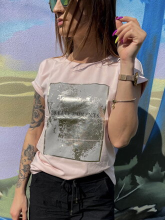 Damen T-Shirt MFY WORLD rosa