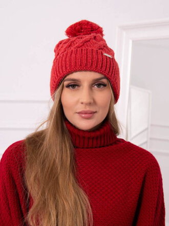 WANDA K281 dámska čiapka červená