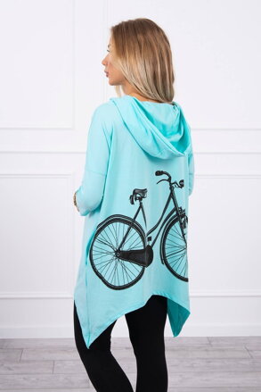 Damen Sweatshirt FAHRRAD 9139 menthol