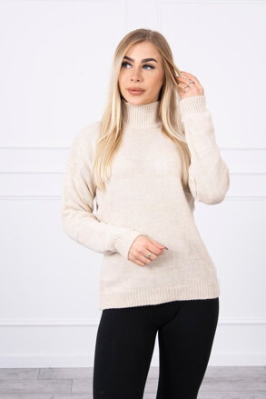 Damen Rollkragenpullover 2020-16 creme