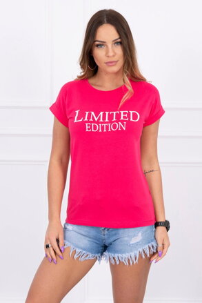 Damen T-Shirt LIMITED EDITION 65296 zyklamenrosa