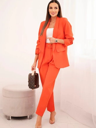Eleganter Hosenanzug 80172K orange