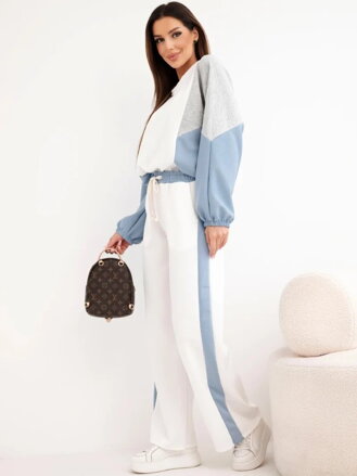 Dámsky set s voľnou mikinou a nohavicami 26007