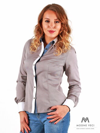 VERSABE Interessantes Damen Hemd Slim Fit VS-DK 1737