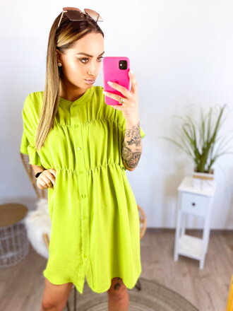 Sommerkleid in erbsengrüner Farbe