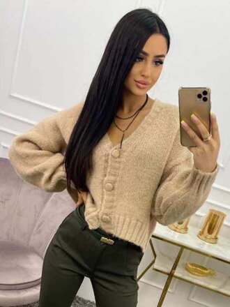 Trendiger Damenpullover in Latte