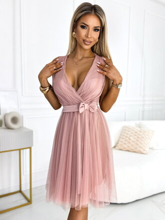 Tüll rosa kurzes 523-1 Kleid