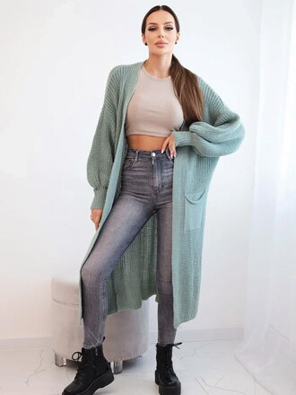 Oversized dámsky kardigán IT-8 mentol