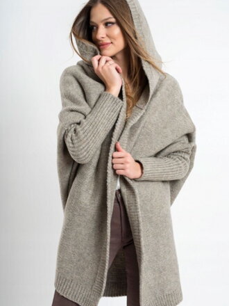 Gestrickter Cardigan NEIRO braun