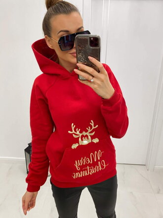 FROHE WEIHNACHTS-Sweatshirt 04 rot