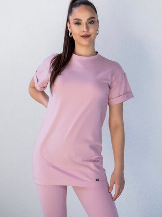 Langes T-Shirt für Damen VSB CASANDRA rosa