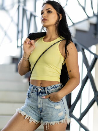 Dámský VSB LOLLY croptop yellow 