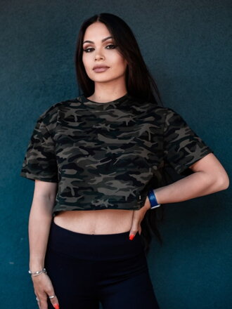 Croptop für Damen VSB LILLY ARMY