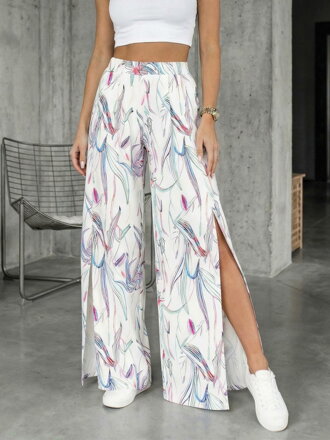 Damen Sommer-Blumenhose  VSB PALAZZO