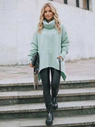 Luxuriöser Damen-Poncho VSB kurz menthol 