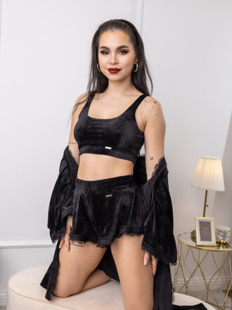 Damen-Pyjama-Set JANNYS VSB22 schwarz