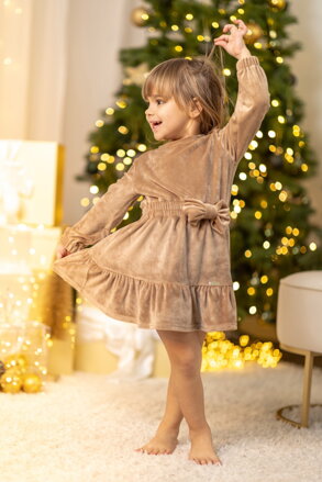 Mädchenkleid VSB VELVET GOLD