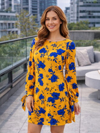 VERSABE Damen Kleid VS-SA-1912 Blumenmuster