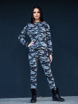 Trainingsanzug für Damen VSB -KATTY 02 ARMY grau