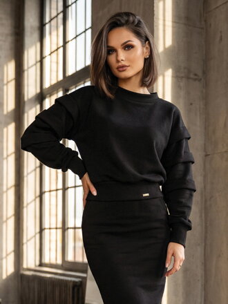 Trendiges VSB-Sweatshirt ELIZABETH schwarz