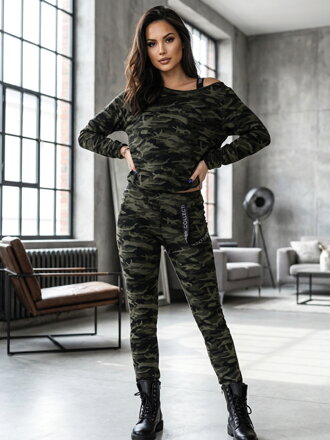 Damen Trainingsanzug VSB -KATTY 02 ARMY grün