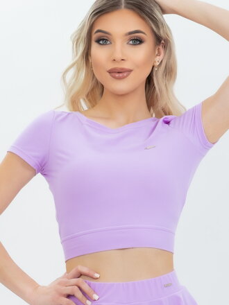 Croptop in der Farbe Lila VSB TALIA