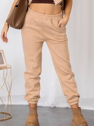 Béžové dámske tepláky VSB BASIC 